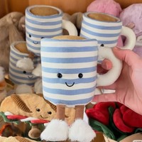 Nouvelle tasse à aveneux Jc Doll britannique, jouet en peluche mignon, cadeau pour amis