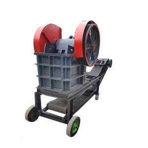 Installation <span class=keywords><strong>mobile</strong></span> de concassage de carrière pour granit, calcaire, gravier et roche primaire, ligne de concassage à mâchoires, moteur AC, haute productivité - Product Image 4