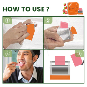 OEM năng lượng bằng miệng Dải với <span class=keywords><strong>protein</strong></span> tăng cường năng lượng hỗ trợ cho nam giới và phụ nữ sức mạnh cơ bắp tăng trưởng <span class=keywords><strong>protein</strong></span> năng lượng Gummies dải - Product Image 5