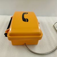 Téléphone de sécurité extérieur KNSP-01, analogique, SOS, d'urgence, mural, étanche, boutons vocaux, métal, tunnel, métro, filaire