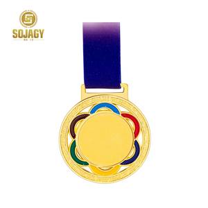 Sojagy - Medallas Deportivas de Aleación de <span class=keywords><strong>Zinc</strong></span> con Cinta de Color, Premio para Ganadores, Venta al Por Mayor <span class=keywords><strong>y</strong></span> Envío Directo - Product Image 3