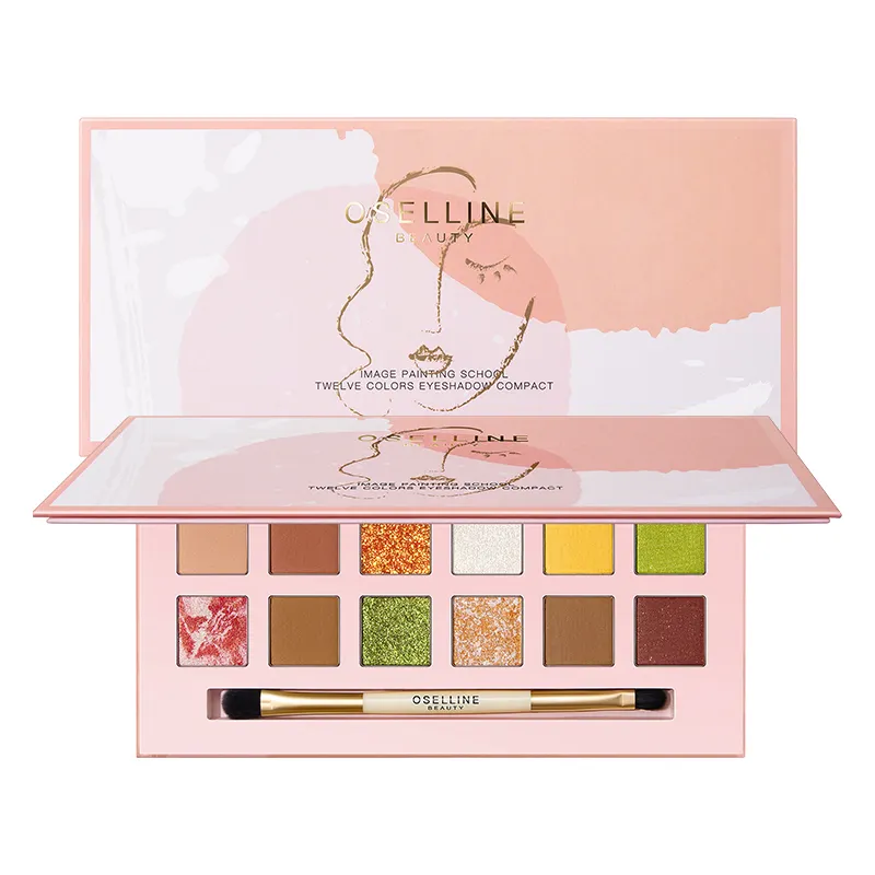 2022 Thailand Malaysia Hot Sale Handelsmarke Vegan Makeup Cosmetics Lidschatten-Palette