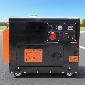 Generador diésel Súper Silencioso de 9.5KW, Nuevo, 50/60HZ, 110V/220V/380V, Generador diésel de 10kw Insonorizado, <span class=keywords><strong>Alternador</strong></span> 100% Cobre - Product Image 1