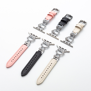 Bracelets de <span class=keywords><strong>montre</strong></span> en <span class=keywords><strong>cuir</strong></span> avec fermoir de connexion en métal de style mignon, adaptés aux tailles 38/40/41/42/44/45/46/49MM - Product Image 1