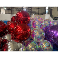 Ballons miroir géants gonflables personnalisés 360° Ballons métalliques brillants Ballons gonflables géants décoratifs Publicités gonflables