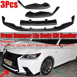 Lexus GS Front <b>Lip</b> Front Bumper <b>Lip</b> <b>Splitter</b> Spoiler Cover Diffuser Trim for Lexus GS350 450 F Sport 4Dr Model 2013 2014 2015 - Product Image 1