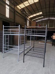 Ouvrier scolaire hôpital dortoir facile à installer métal Stable argent lit superposé pour adultes étudiants lit en acier - Product Image 5