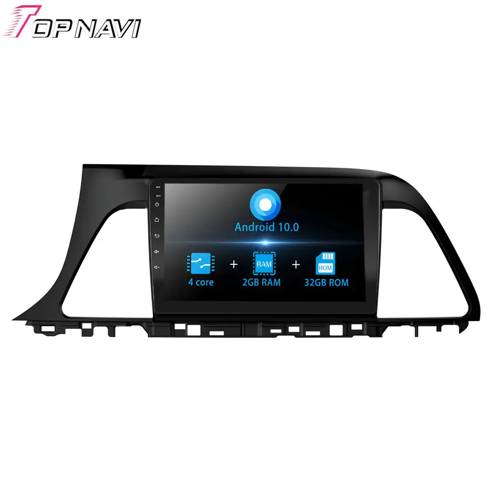 Topnavi Car Multimedia GPS Navigation System for Hyundai Sonata 2015-2019 with AV IN MP3 MP4 Player Free Maps Update