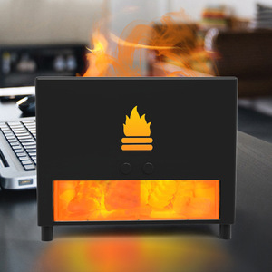 Xách tay USB LED đèn bàn với 5V ngọn lửa bầu không khí mô phỏng New tạo độ ẩm Aroma khuếch tán tường nhà bếp gỗ bóng râm phòng sử dụng - Product Image 6