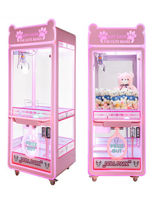 All'ingrosso macchina per gru a gettoni in metallo inglese in plastica trasparente in vetro Design per gioco regalo per centri commerciali - Product Image 3