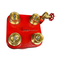 Adaptateur de pompe à eau à quatre entrées DN150 BS, distributeur d'eau à 4 trous