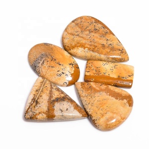 Cabochon de jaspe d'image naturelle de haute qualité pierre précieuse en vrac pour la fabrication de bijoux pour pendentif/bague prix de gros par unité - Product Image 1