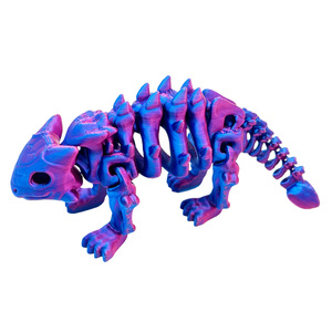 Juguete de esqueleto de arcaosaurio impreso en 3D, articulado, con armadura antigua, bisagra flexible, decoración de escritorio STEM, regalo, superventas transfronterizo, para todas las edades - Product Image 3
