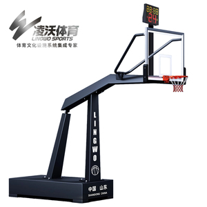 Buts de <span class=keywords><strong>basket</strong></span>-ball professionnels robustes, réglables, pliables, portables et rétractables <span class=keywords><strong>avec</strong></span> roues - Product Image 2