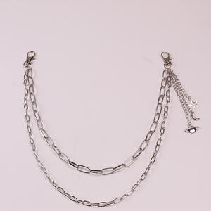 Chaîne de taille double couche en alliage de zinc, motif étoile, lune et planète, unisexe, bijou de corps tendance pour usage quotidien, cadeau de mariage - Product Image 2