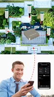 Capteur d'humidité et de température du sol étanche IP67 Zigbee, résolution 0,1, installation facile pour la détection de l'humidité des champs agricoles