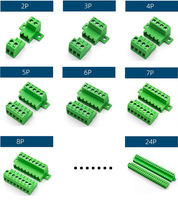 Bornes de connexion électroniques 2EDGRKC 5,08 mm de pas, 2EDG 5,08, bornes de câblage fixes sans soudure, connecteur de fil électronique mâle + femelle