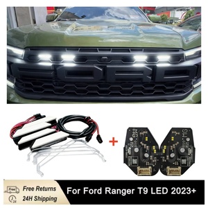 Unidad Funcional para Ford Ranger T9 2023 2024, Versión <span class=keywords><strong>LED</strong></span> o Matrix, Luz de Rejilla DRL y Panel DRL en Color Ámbar, Blanco y Amarillo - Product Image 3