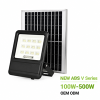 Lumière LED industrielle 300W ABS nouvelle série V, IP65, réflecteur solaire extérieur, projecteur solaire LED pour jardin