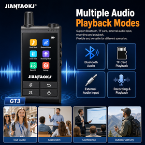 Sistema <span class=keywords><strong>di</strong></span> Audioguida Wireless JIANTAO GT3 con Touchscreen da 2,4 Pollici, Trasmissione a 150m, Doppio Commento per Tour <span class=keywords><strong>di</strong></span> <span class=keywords><strong>Gruppo</strong></span> nei Musei - Product Image 6