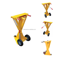 Cric hydraulique professionnel de 47 pouces, 100 000 livres, stabilisateur de remorque, équipement de levage de conteneurs pour la manutention