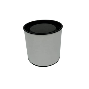 Boîte d'emballage cylindrique en papier kraft écologique et recyclable avec couvercle en fer pour les chips de pommes de terre, les chewing-gums, le thé et les cosmétiques - Product Image 3