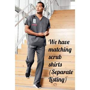 Pantalon de travail unisexe 2025 WW3150 Workflex Scrub Cargo avec logo brodé personnalisé Textes multicolores - Product Image 2