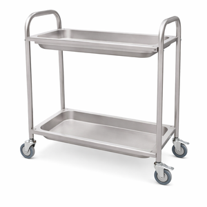 Chariot <span class=keywords><strong>de</strong></span> service alimentaire professionnel en acier inoxydable à 4 niveaux, robuste, facile à nettoyer, pour <span class=keywords><strong>restaurant</strong></span> commercial - Product Image 5