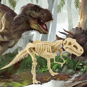 Kit de squelette d'assemblage de bricolage pour enfants-petit <span class=keywords><strong>dinosaure</strong></span> artisanal pour la simulation d'artisanat éducatif du collège élémentaire - Product Image 2