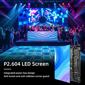 Exclusivo Panel LED Curvo P3.91 de 43 Pulgadas, Personalizado, Tipo Trifold, con Superficie Cilíndrica 2x2, para Video Wall Volumétrico, en Venta - Product Image 1