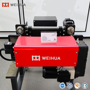 El mejor precio, tipo europeo, 1T, 5 toneladas, 10 toneladas, 15 toneladas, 30 toneladas, viga doble individual, cuerda de alambre eléctrica, polipasto europeo con control remoto - Product Image 1