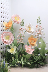 Gran oferta, flor rosa de espuma <span class=keywords><strong>Eva</strong></span> Artificial, decoración para fiesta de boda, flores gigantes de <span class=keywords><strong>EVA</strong></span> hechas a mano, Rosa impermeable para exteriores - Product Image 5