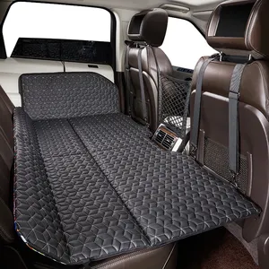 سرير للسفر في السيارة قابل للطي حسب الطلب من المصنع سرير تخييم للمقعد الخلفي للسيارة SUV مرتبة هوائية يمكن تركيبها بنفسك المقعد الخلفي للسيارة إكسسوارات داخلية