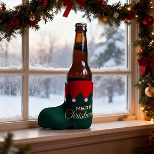 Aislantes de Alta Calidad para Tazas con Forma de Bota Navideña, Mantienen tus Bebidas Calientes o Frías Durante Toda la Temporada - Product Image 1