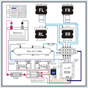 Phổ Accuair VU4 Phong Cách 1/4 "4-Góc Van Điện Từ Đơn Vị, Không Khí Đi Xe Hệ Thống Treo Van Điện Từ (0-300psi) SMV-02 - Product Image 6