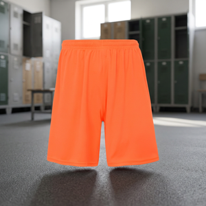 Shorts de bain décontractés pour hommes, taille élastique, mi-haute, 100 % polyester tricoté, broderie - Product Image 3