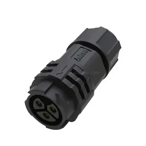 Waterproof connector M19 outdoor IP67 cable wire male female connector panel mount socket 2 3 4 5 customized pins connector