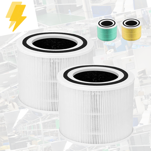 Filtros <span class=keywords><strong>de</strong></span> Repuesto para <span class=keywords><strong>Purificador</strong></span> <span class=keywords><strong>de</strong></span> <span class=keywords><strong>Aire</strong></span> <span class=keywords><strong>LEVOIT</strong></span> Core 300/300s, Entrega Rápida, Verdadero H11, Material HEPA <span class=keywords><strong>de</strong></span> Carbón Activado No Tejido en Existencia - Product Image 1