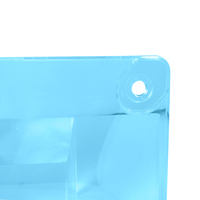 Bouclier de couverture de plaque d'immatriculation floue support de plaque d'immatriculation réfléchissant en plastique acrylique
