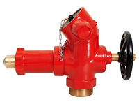 Katup Pengurang Tekanan BS336 DN65 Full Brass Fire Hydrant Handwheel Peralatan Pemadam Kebakaran