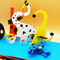 Modèle d'avion YIRUN, jouet en blocs de construction, blocs de construction éducatifs pour enfants, blocs en plastique 3D, mini blocs de construction, jeux