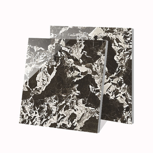 Modern 800x800mm Black White Luxury Marble Porcelain Polished Glazed Tiles Livingroom Decoration Porcelain Floor Tile - Product Image 1