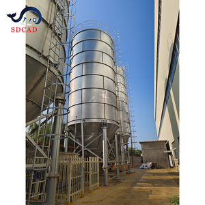 Silo à ciment galvanisé de grande capacité, de 100 à 2000 tonnes |   Stockage de ciment en acier pour centrale à béton prêt à l'emploi - Product Image 5