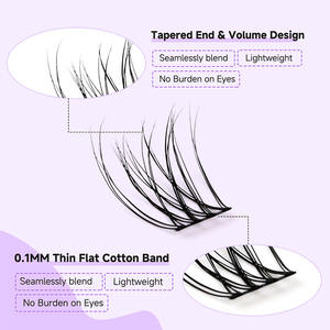 คลัสเตอร์ขนตาปลอมแบบ DIY ชุดขนตาปลอมแบบช่ออ่อนติดป้ายได้ตามต้องการ - Product Image 4