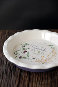 Tablette à tarte en céramique de Style fermier, poêle à pâtisserie antiadhésive de 11 pouces, ustensile de cuisine - Product Image 6