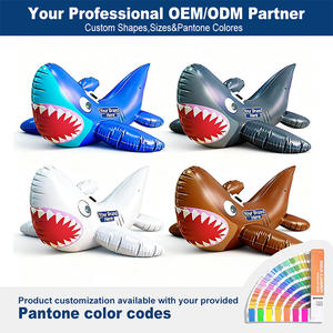 친환경 블로우 업 키즈 풀 플로트 풍선 동물 수영장 라이더 - Product Image 3