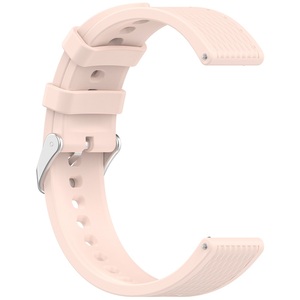<span class=keywords><strong>Bracelet</strong></span> de remplacement sport en silicone couleur unie de 18 mm de large pour <span class=keywords><strong>OPPO</strong></span> <span class=keywords><strong>Watch</strong></span> X3 Mini et Oneplus Watch4 43 mm - Product Image 4