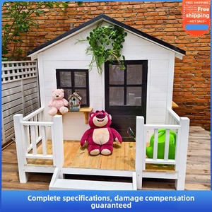 Caseta de Madera <span class=keywords><strong>para</strong></span> Exteriores, Villa <span class=keywords><strong>para</strong></span> Perros de Madera Preservada, Estilo Jardín, Casa <span class=keywords><strong>para</strong></span> Mascotas Ensamblada, Caseta Portátil <span class=keywords><strong>para</strong></span> Jardín, Modelo 985 - Product Image 2