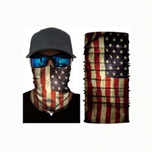 En gros, cache-cou tubulaire imprimé Thin Blue Line, protection solaire UV, pour usage extérieur - Product Image 3