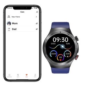 <span class=keywords><strong>Montre</strong></span> connectée E800 pour hommes et femmes, surveillance de la santé <span class=keywords><strong>ECG</strong></span>, dispositif portable intelligent, SOS d'urgence, mode multi-mouvements - Product Image 4